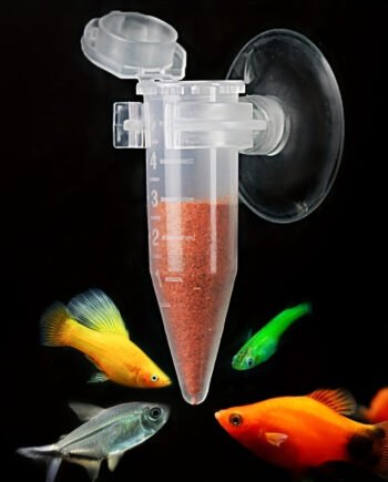 Aquarium Feeding Cup with Suction Cup – Easy-to-Attach Fish Feeding Station