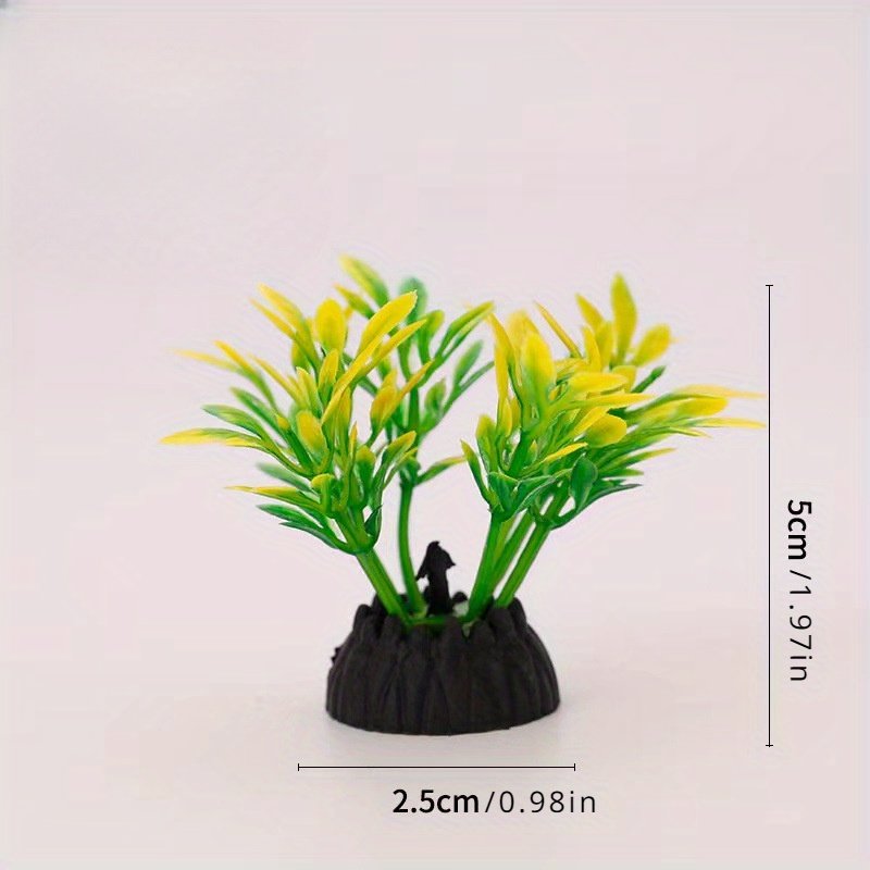 Artificial Aquarium Grass Decoration – Lifelike Fish Tank Plant (Random Color)
