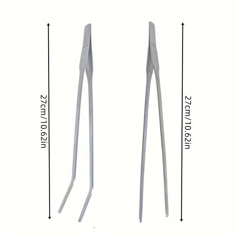 Stainless Steel Aquarium Feeding Tongs – Precision Fish Feeding Tool