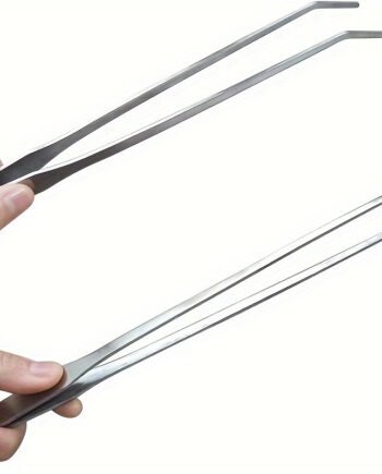 Stainless Steel Aquarium Feeding Tongs – Precision Fish Feeding Tool