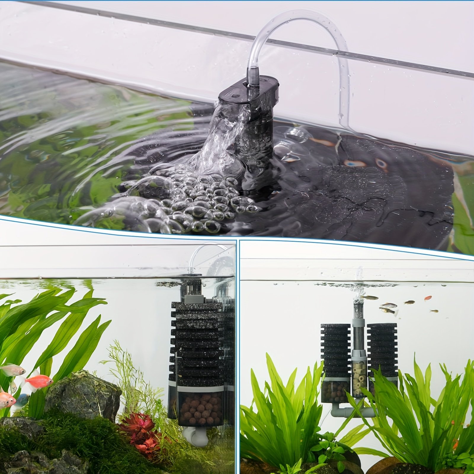 Dual Bio Filtration Aquarium Filter – Efficient Water Purification & Biological Filtration
