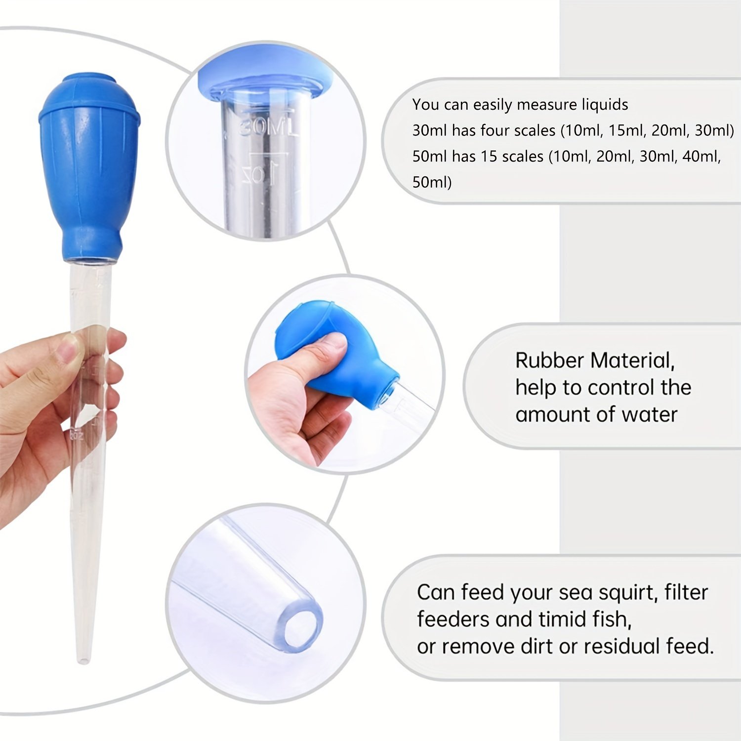 Aquarium Water Changer Dropper – Fish Tank Cleaning & Water Transfer Tool