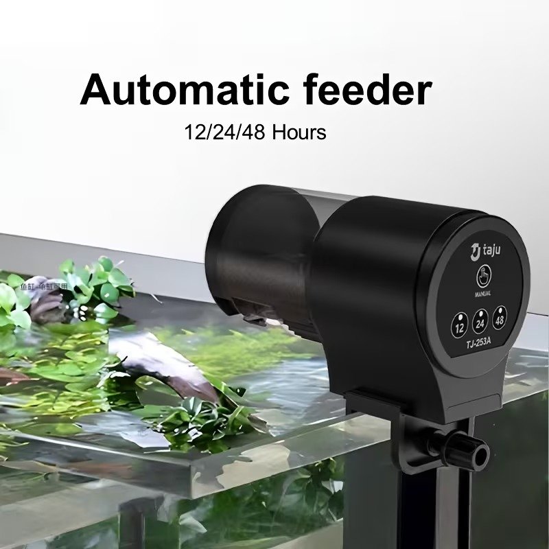 100ml Automatic Aquarium Fish Feeder – 12/24/48H Timer Food Dispenser