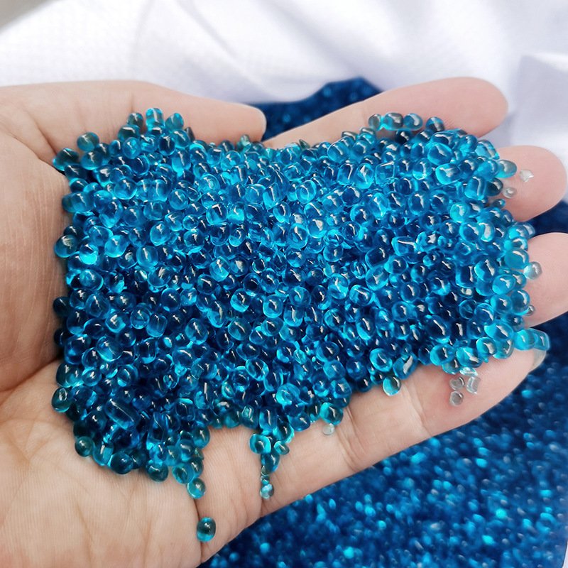 Irregular Blue Glass Pebbles – Decorative Aquarium Gravel (60g / 120g)