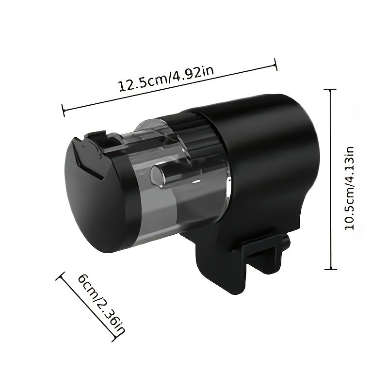 100ml Automatic Aquarium Fish Feeder – 12/24/48H Timer Food Dispenser