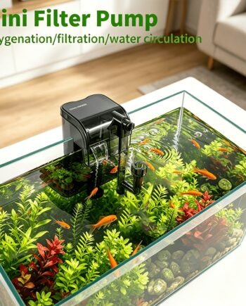 Aquarium Waterfall Hanging Filter – Quiet Water Filtration & Circulation System
