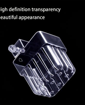 Wall-Mounted Aquarium Hydroponic Plant Basket – Clear Hanging Fish Tank Planter