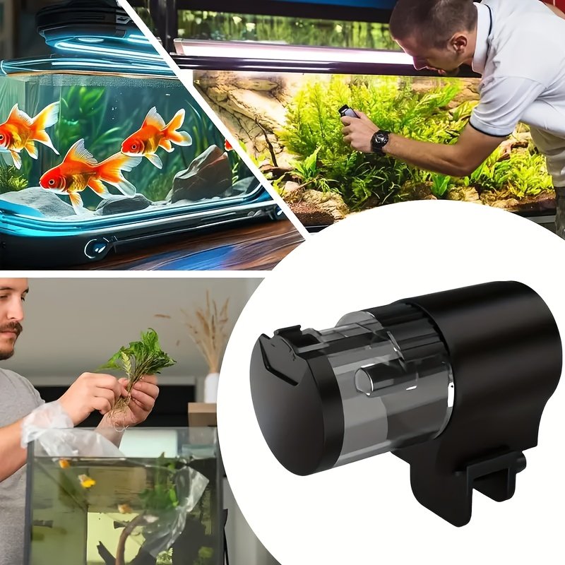 100ml Automatic Aquarium Fish Feeder – 12/24/48H Timer Food Dispenser